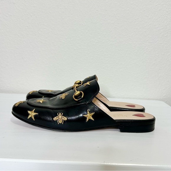 Gucci Princetown Mules Bees & Stars - Picture 3 of 7